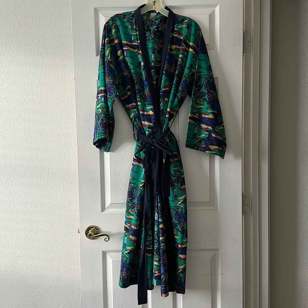 Amazing Vintage Towncraft Golf Print Robe